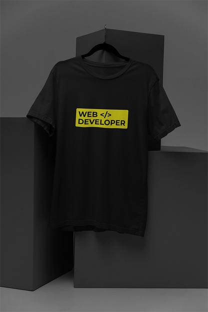 Web Developer T-Shirt - Classic Design, DTF Printed Comfort - Style Cage