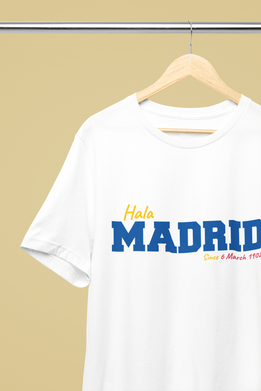 Hala Madrid Printed T-Shirt - Style Cage